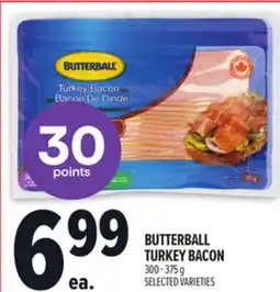 Metro BUTTERBALL TURKEY BACON offer