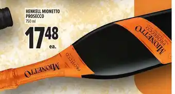 Metro HENKELL MIONETTO PROSECCO offer