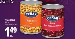 Metro CEDAR BEANS offer