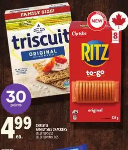 Metro CHRISTIE FAMILY SIZE CRACKERS offer