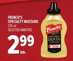 Metro FRENCH'S SPECIALTY MUSTARD offer
