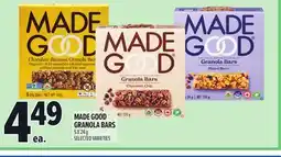 Metro MADE GOOD GRANOLA BARS offer