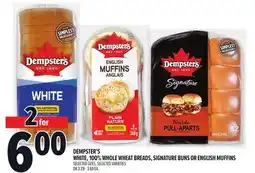 Metro DEMPSTER'S WHITE, 100% WHOLE WHEAT BREADS, SIGNATURE BUNS OR ENGLISH MUFFINS offer