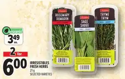 Metro IRRESISTIBLES FRESH HERBS offer