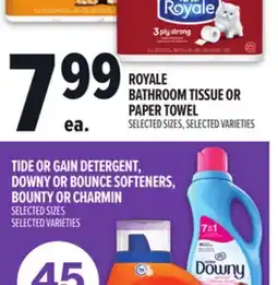 Metro ROYALE BATHROOM TISSUE OR PAPER TOWEL offer