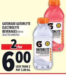 Metro GATORADE GATORLYTE ELECTROLYTE BEVERAGES offer