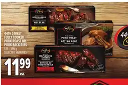 Metro 44TH STREET FULLY COOKED PORK ROAST OR PORK BACK RIBS offer