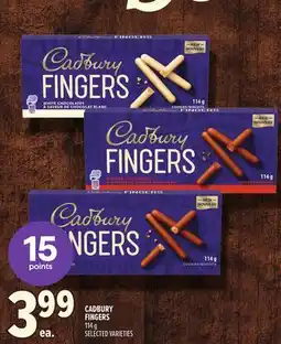 Metro CADBURY FINGERS offer