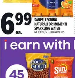 Metro SANPELLEGRINO NATURALI OR MOMENTI SPARKLING WATER offer