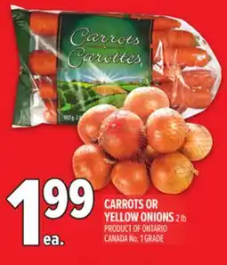 Metro CARROTS OR YELLOW ONIONS offer
