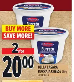 Metro BELLA CASARA BURRATA CHEESE offer