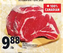 Metro RED GRILL PRIME RIB ROAST CHEF STYLE offer