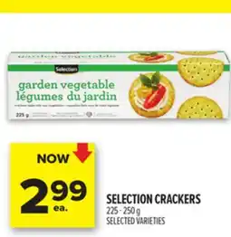 Metro SELECTION CRACKERS offer