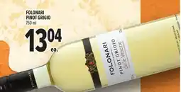 Metro FOLONARI PINOT GRIGIO offer