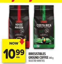 Metro IRRESISTIBLES GROUND COFFEE offer