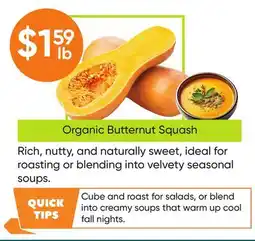 Healthy Planet Organic Butternut Squash offer