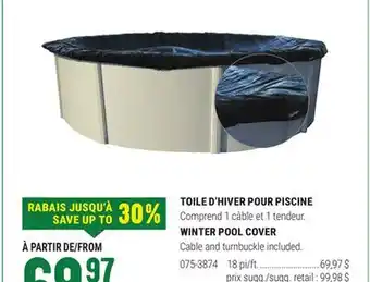 BMR TOILE D'HIVER POUR PISCINE offer