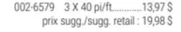 BMR 3 X 40 pi JUTE TOUT USAGE offer