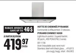 BMR HOTTE DE CHEMINÉE PYRAMIDE offer