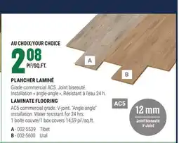 BMR PLANCHER LAMINÉ offer