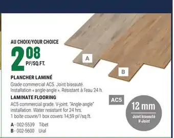 BMR PLANCHER LAMINÉ offer
