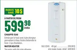 BMR CHAUFFE-EAU offer