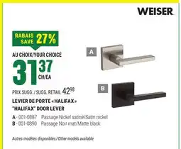 BMR LEVIER DE PORTE  HALIFAX  offer