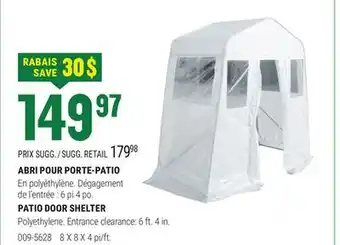 BMR ABRI POUR PORTE-PATIO offer