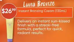 Healthy Planet Luna Bronze Instant Bronzing Cream offer