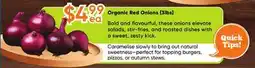 Healthy Planet Organic Red Onions offer