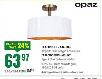 BMR PLAFONNIER  AJACIO  offer