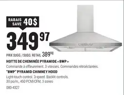 BMR HOTTE DE CHEMINÉE PYRAMIDE  BWP  offer