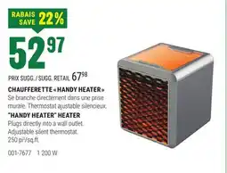 BMR HANDY HEATER HEATER offer