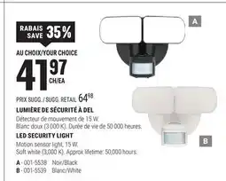 BMR LUMIÈRE DE SÉCURITÉ À DEL offer