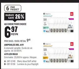 BMR AMPOULES DEL A19 offer