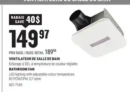 BMR VENTILATEURS DE SALLE DE BAIN offer