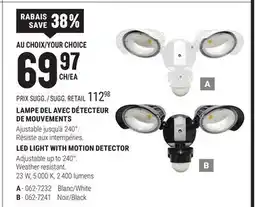 BMR LAMPE DEL AVEC DÉTECTEUR DE MOUVEMENTS offer