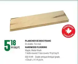 BMR PLANCHER DE BOIS FRANC offer