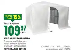 BMR ABRIS D'HIVER POUR GAZEBO offer