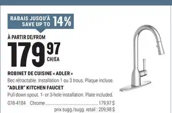 BMR ROBINET DE CUISINE  ADLER  offer