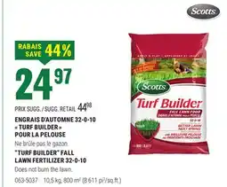 BMR ENGRAIS D'AUTOMNE 32-0-10  TURF BUILDER  offer