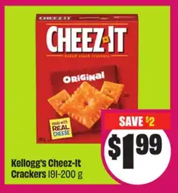 Chalo FreshCo Kellogg's Cheez-It Crackers 191-200 g offer