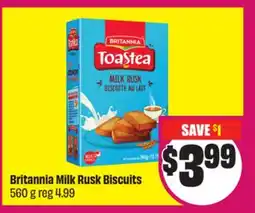 Chalo FreshCo Britannia Milk Rusk Biscuits 560 g offer