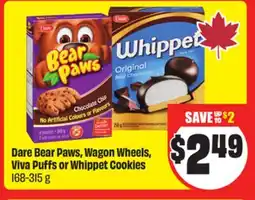Chalo FreshCo Dare Bear Paws, Wagon Wheels, Viva Puffs or Whippet Cookies 168-315 g offer