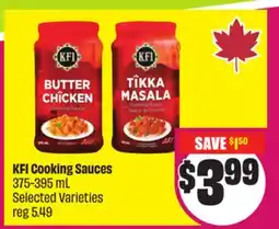 Chalo FreshCo KFI Cooking Sauces 375-395 mL Selected Varieties offer