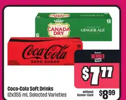 Chalo FreshCo Coca-Cola Soft Drinks 12x355 mL Selected Varieties offer