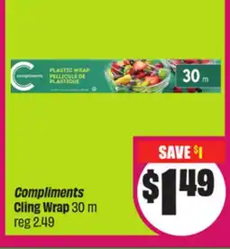 Chalo FreshCo Compliments Cling Wrap 30 m offer