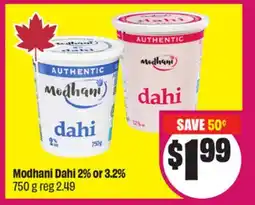 Chalo FreshCo Modhani Dahi 2% or 3.2% 750 g offer