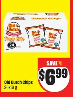 Chalo FreshCo Old Dutch Chips 24x16 g offer