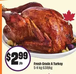 Chalo FreshCo Fresh Grade A Turkey 5-11 kg 6.59/kg offer